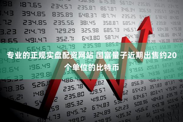 专业的正规实盘配资网站 国富量子近期出售约20个单位的比特币